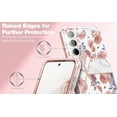 thumbnail image 6 of Suritch Cell Phone Case for Samsung Galaxy S23 with Built-in Screen Protector and Dual-Layer Protection, Rugged Full Body Shockproof Protective Cover, Rose Marble, 6 of 12