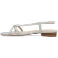 thumbnail image 3 of Journee Womens Bridget Sling Back Flat Sandals, 3 of 10