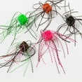 thumbnail image 6 of Hyasfey 5Pcs 11CM/4G Soft Dice Lure with Skirt Slow Sinking Colorful PVC Artificial Dice Bait Freshwater Saltwater Bass Catfish Salmon Fishing Accessories, 6 of 7