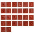 thumbnail image 4 of 1 Set de sellos de letras, sello de madera y goma, caracteres de la A a la Z, estilo 1, 4 of 6