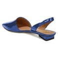thumbnail image 3 of YDN Women Pointed Toe Slingback D'orsay Pumps Elastic Backstrap Low Block Heels Elegtant Prom Date Work Sandals Size 6.5 Blue, 3 of 4