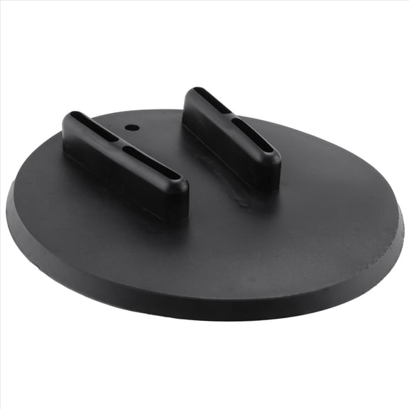 Motorcycle Kickstand Pad kick Stand Coaster Puck for Touring,1 * parking Foot support Shelf,Black
