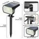 thumbnail image 1 of Lámpara solar exterior impermeable IP68, 20 LED, 3 modos de iluminación, foco solar para jardín, para decoración de paisajes exteriores., 1 of 4