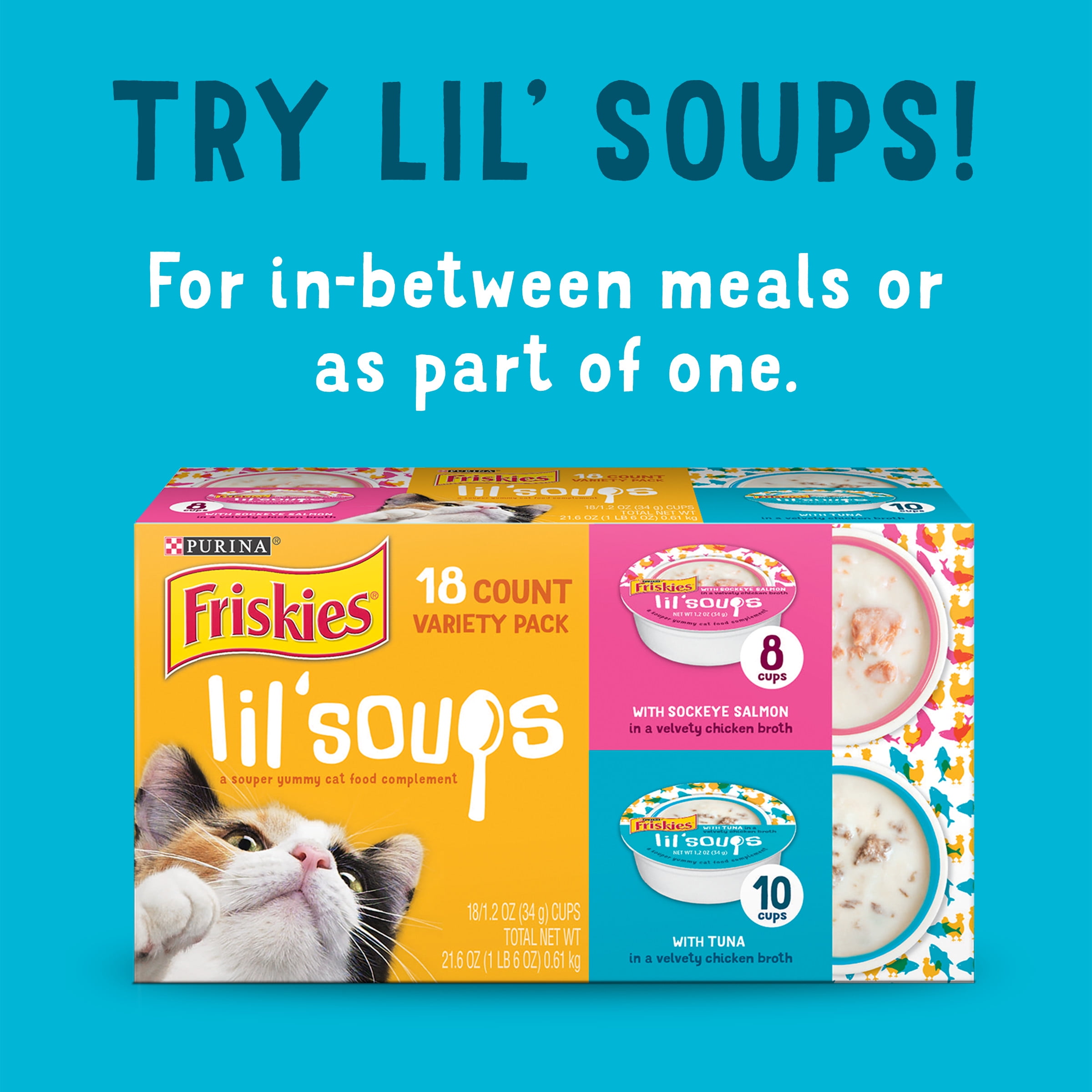 Buy Purina Friskies Lil' Grillers Wet Cat Food Variety Pack, 1.55 oz