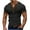 Black, variant on Athletic Shirts for Men Henley Short Sleeve Muscle Tees, S