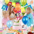 thumbnail image 4 of Ballon d'Anniversaire Multicolore, Décoration d'Anniversaire, Ballon d'Anniversaire, Ballon Chiffre Multicolore, Ballon, Décoration de Fête d'Anniversaire, 4 of 5