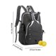thumbnail image 2 of Bolso de raqueta ajustable retirable mochila para paddle mochilas deportivas negras, 2 of 9