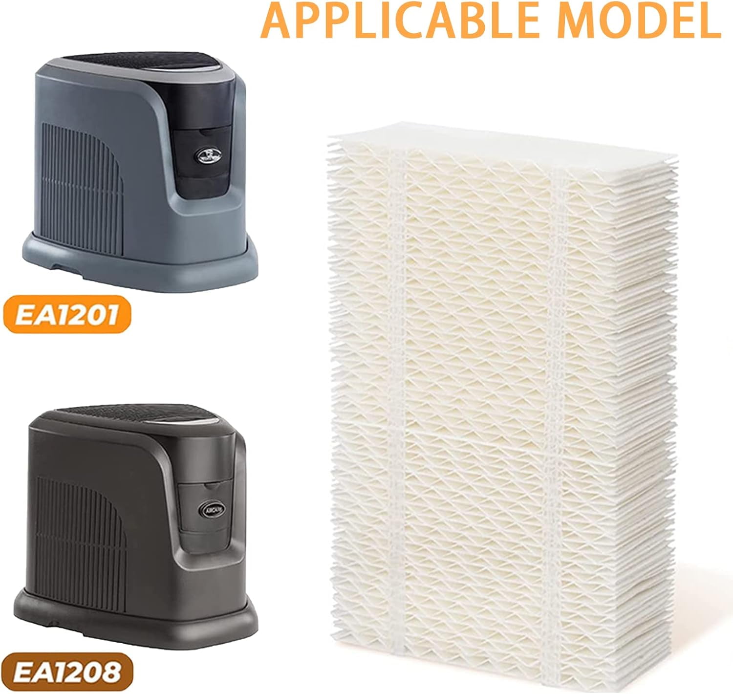 8-Pack Humidifier Wick Filter  Compatible with AIRCARE Essick  HD-1205 Series and  Models