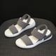thumbnail image 1 of Sandalias deportivas para mujer, elásticas, planas, de verano, para uso exterior, estilo romano, estilo playero, zapatos de mujer, 1 of 3