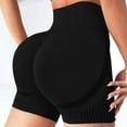 thumbnail image 2 of JGNGSHN Power Athletic Workout Shorts for Women Scrunch Shorts Seamless High Waisted Contour Gym Yoga Biker, 2 of 5