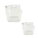 thumbnail image 2 of 5L Foldable Bucket Water Portable Water Storage Container Tote Bag for Hiking Hunting Travel Outdoor Camping (Clear), 2 of 2