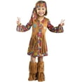 thumbnail image 2 of Toddler Peace & Love Hippie Costume for Girls, 2 of 2