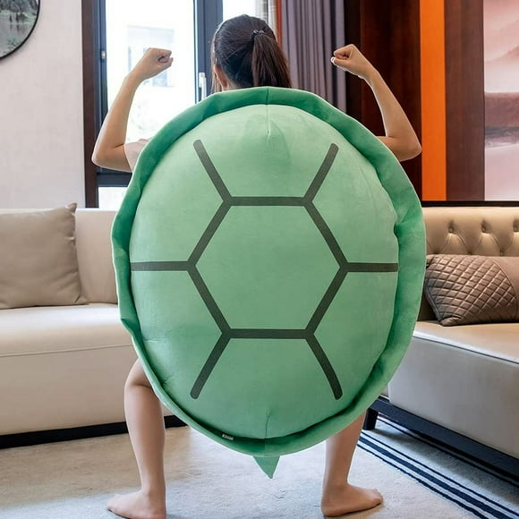 Srutirbo Wearable Turtle Shell Pillow Removable Oversized Doll Stuffed Animal Costume Plush Toy Funny Dress Up Creative Gift For Boys Girls Adults (40 In Green)