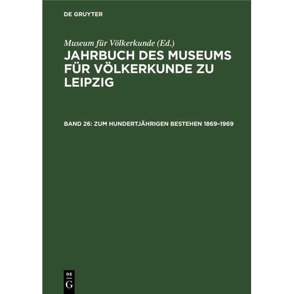 Zum HundertjÃ¤hrigen Bestehen 1869-1969, (Hardcover)