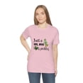 thumbnail image 2 of Just a Girl Who Loves Pickles T-shirt, Funny Pickle Lover Short Sleeve Women’s Tee, Pink, Large, 2 of 9