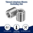 thumbnail image 4 of 30Pcs Threaded Insert, Stainless Steel M10*1.5 Male to M6*1 Female 12mm Long, 4 of 6