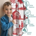 thumbnail image 3 of Blackout Kids Curtains,Red Toile Pattern Sheep Herders Dogs Houses Childrens Insulated Curtains Set Of 2,Bedroom Essentials,Toddler Room Decor 42x84in(106x213cm), 3 of 4