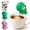 Green, variant on Clip On Mini Fan for Cup and Bowl, Rechargeable Monkey Elephant Dinosaur Shaped Fan, Portable Coffee Chiller Cooling Attachment for Hot Drinks