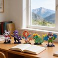 thumbnail image 5 of Gaiwos 5 PCS Indigo Park Figurine, Funny Raccoon Gragon lion Fox and Bird Figurine with Base, Ideal Birthday Hoilday Gift for Kids and Fans, 5 of 9