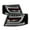 Black Housing, variant on AKKON - For 05-08 Audi A6 A6 Quattro Smoke Light Tube Design LED Tail Lights FOR OE LED TAIL LIGHT MODEL