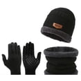 thumbnail image 2 of 3 En 1 Gorro Guantes Bufanda Para Frio Invierno Unisex Modelo Negro, 2 of 4