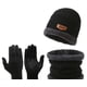 thumbnail image 2 of 3 En 1 Gorro Guantes Bufanda Para Frio Invierno Unisex Modelo Negro, 2 of 4