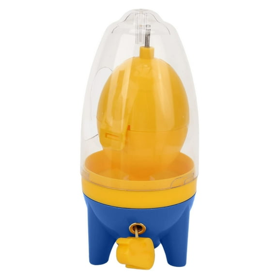 Golden Egg Egg Shaker Portable Manual Blue - Egg Mixer Portable Silicone Egg Yolk Mixer Manual Egg Pulling Device Egg Yolk and White Mixer Kitchen Small Tools (1Pc)