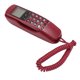 thumbnail image 5 of Teléfono Con Cable, Teléfono Con Cable De Pared Pantalla HD De 16 Dígitos Identificador De Llamadas Rojo Para Hotel Para El Hogar, 5 of 8