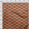 thumbnail image 2 of oneOone Cotton Poplin Twill Rust Brown Fabric Insect Block Fabric For Sewing Printed Craft Fabric By The Yard 56 Inch Wide, 2 of 4