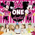 thumbnail image 2 of Mouse 1st Birthday Banner Backdrop Background Taspestry Post Wall Decor Party Supplies, 2 of 6