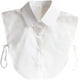 thumbnail image 2 of Camisa de mujer con cuello retro elegante y desmontable, cuello de algodón blanco, cuello superior para mujer, 2 of 5