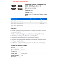thumbnail image 2 of Front Brake Pad Set - Compatible with 2002 - 2006 Toyota Camry LE 2003 2004 2005, 2 of 2