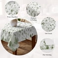 thumbnail image 5 of Sage Green Polka Dot Table Cloth Waterproof Tablecloths, Modern Art Abstract Watercolor Dot Tablecloth Dining Table Cover for Kitchen Party Tabletop Outdoor, Square Tablecloth 60x60 Inch, 5 of 9