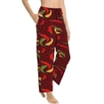thumbnail image 2 of Daiia Hot Chili Women's Sleep Pant with Pockets and Drawstring,Pajama Pants-X-Large, 2 of 9