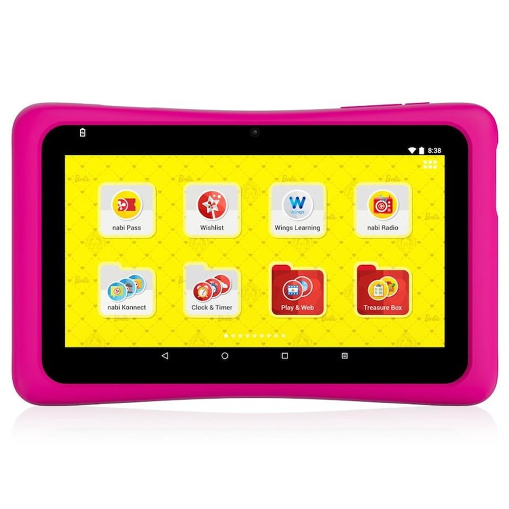 Nabi Barbie 7.0Inch Kids Learning Tablet with QuadCore MT8127 (1.3