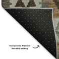 thumbnail image 5 of Addison Rugs Mayfield Premium Machine Washable Transitional Tribal Copper Rectangle Rug, 3' x 5', 5 of 7