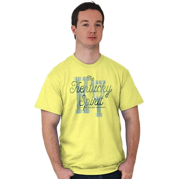 Kentucky Spirit Cute Distressed KY Men's Graphic T Shirt Tees Brisco Brands S
