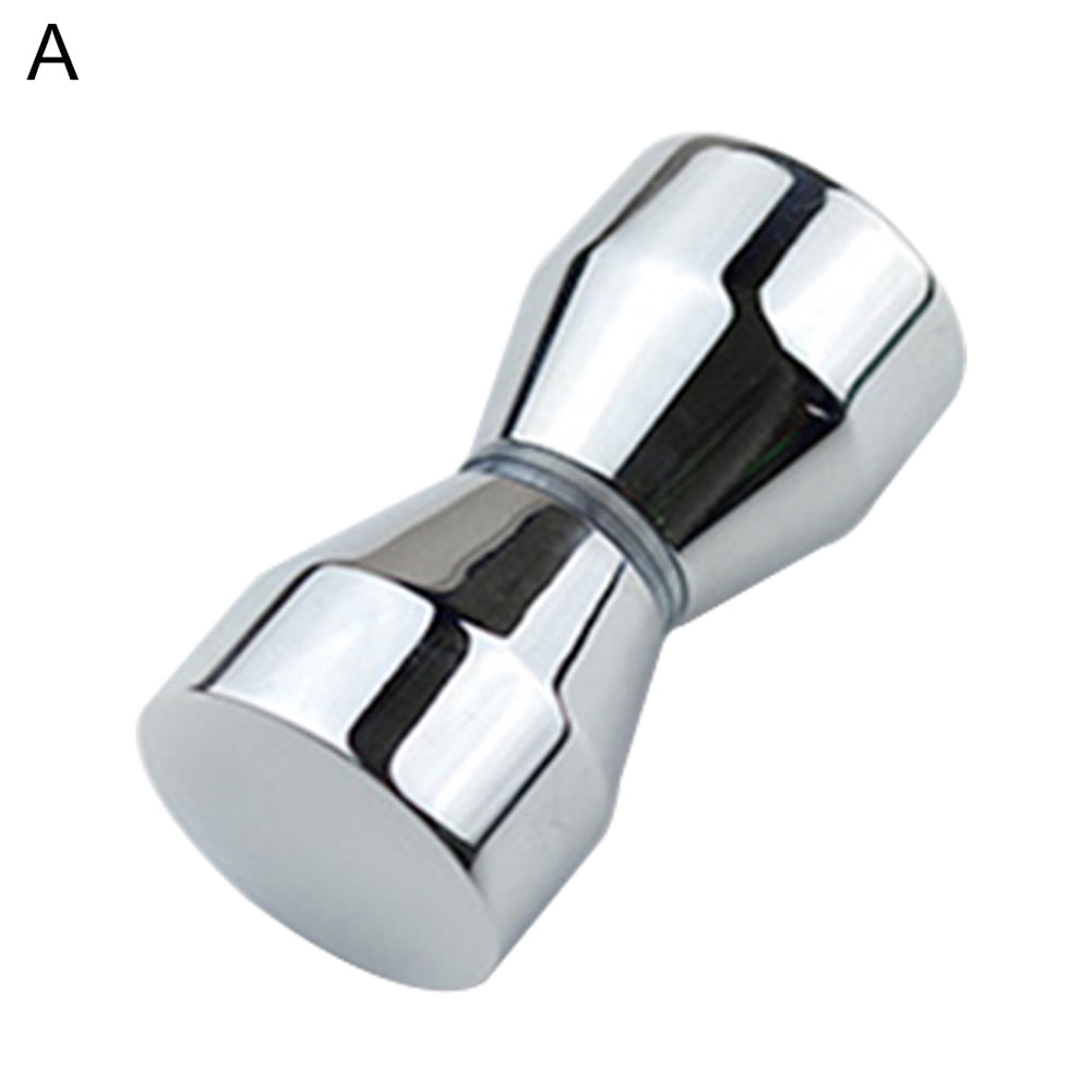 Yoone Stainless Steel Back-to-Back Glass Door Knob Puller Push Bathroom ...