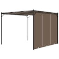 thumbnail image 6 of vidaXL 9.8’ x 9.8’ Canopy Tent Gazebo, Adjustable Side Curtain, 6 of 17