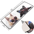 thumbnail image 2 of SKYSONIC USA French Bulldog Dogs Runner Rug with Rubber Backing, Fourth of July Independece Non Slip Entryway Rug Runner Washable Soft Area Rug Carpet for Hallway Bedroom Kitchen Decor,2'x6', 2 of 6