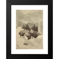 thumbnail image 2 of Thomas Moran 14x18 Black Modern Framed Museum Art Print Titled - Study, Ruxton, Colorado (1901), 2 of 5