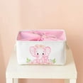 thumbnail image 4 of SDOTXA Storage Basket  Baby Shower Basket for Boys Girls  Large Gift Box for Baby  Collapsible Storage Bins Elephant Decoration for Kidsroom Nursery Room Play Room，L, 4 of 8
