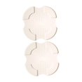 thumbnail image 4 of simhoa 2 Pcs Trivets pour Friteuse à Air Chaud Tapis en Silicone Résistants à la Chaleur Essentiels Porte-Pot Blanc, 4 of 8
