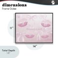 thumbnail image 4 of Stupell Industries Glam Dreaming In Pink Black Framed Giclee Art, 14 x 11, by Kim Allen, 4 of 8