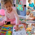 thumbnail image 6 of Interactive Busy Board Toy with Zippers, Buttons, Buckles – Portable Educational Sensory Activity Board for Fine Motor Skill Development, Travel-Friendly Design, 6 of 9