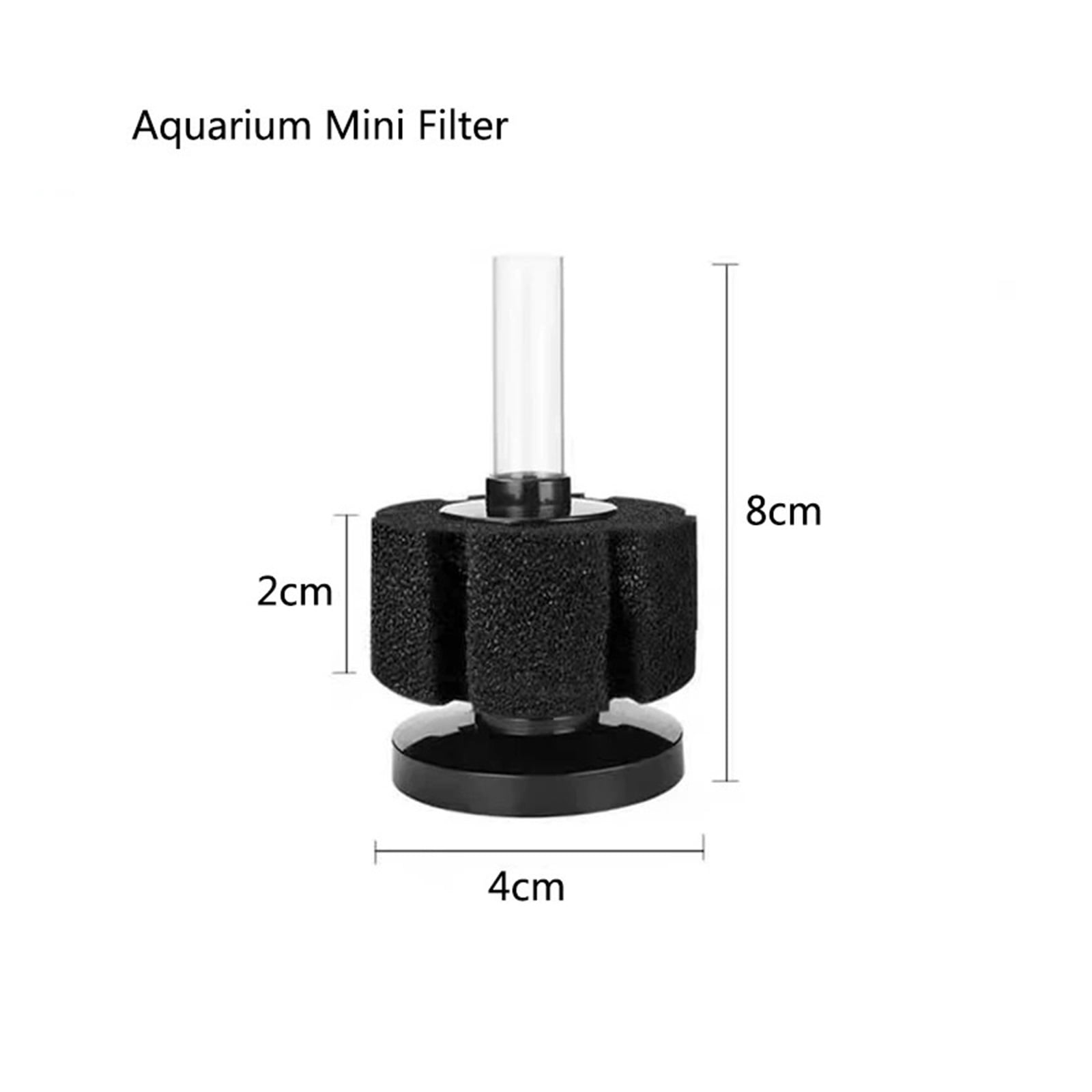 Mini Aquarium Sponge Filter Fish Tank Shrimp Pond Air Pump Biochemical Sponge Aquarium Filtration
