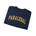 thumbnail image 3 of Paralegal Sweatshirt Gifts Crew Neck Shirt Long Sleeve Unisex, 3 of 7