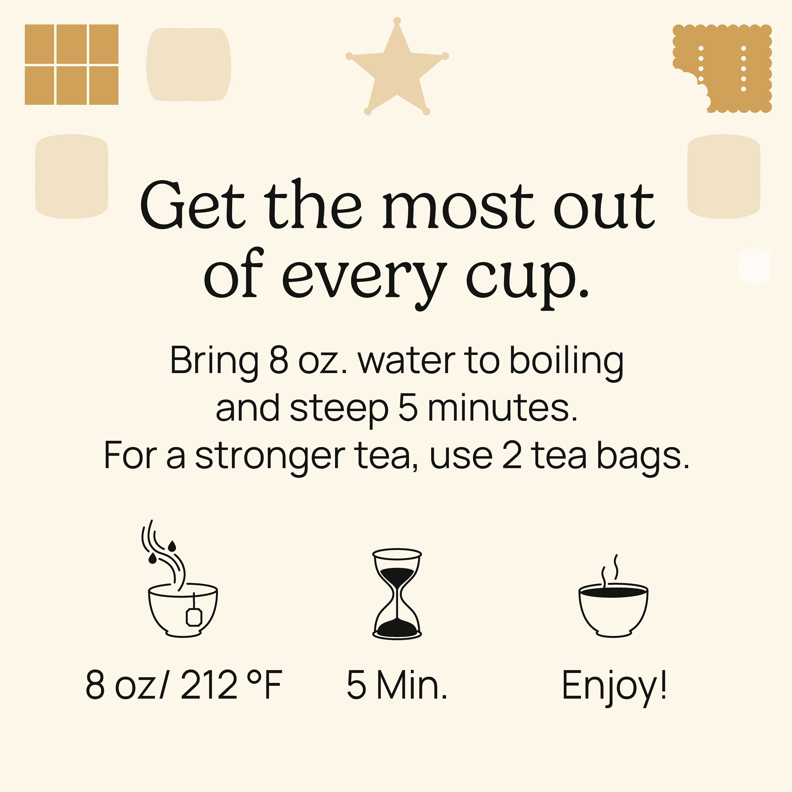 Yogi S'mores Tea (6 pk, 16 ea) - Caffeinated Organic Green & Puerh Teas