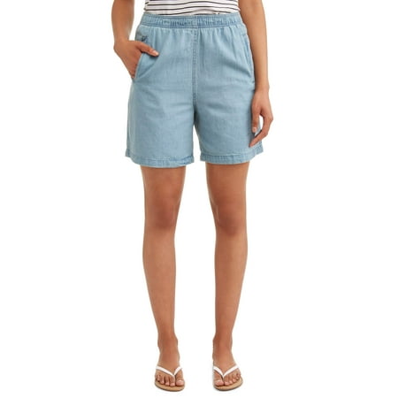 - Women's Pull On Denim Classic Shorts