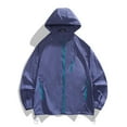 thumbnail image 2 of Wo-Fusoul Manteau Léger d'Extérieur pour Homme, Manteau de Sport à Capuche à Séchage Rapide avec Multiples Poches, Manches Longues Tenue Décontractée pour la Randonnée et les Activités Quotidiennes, 2 of 4